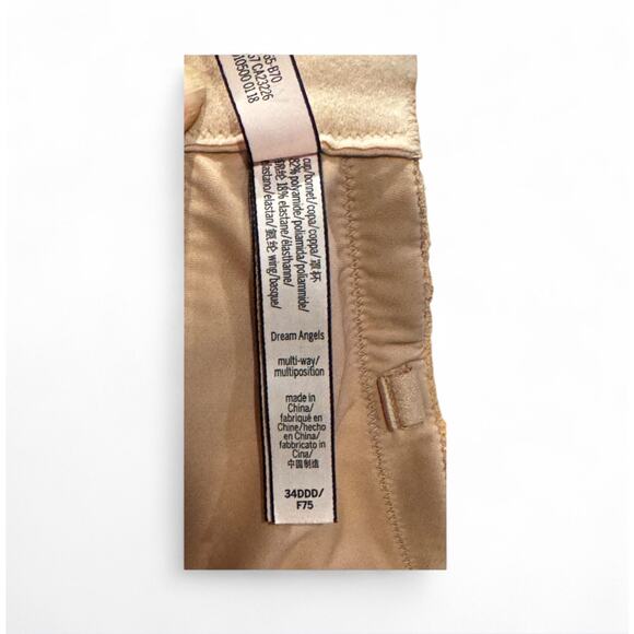 34DDD Strapless Bra Nude Victoria’s Secret Dream Angels Multi-way/multiposition - Picture 4 of 8